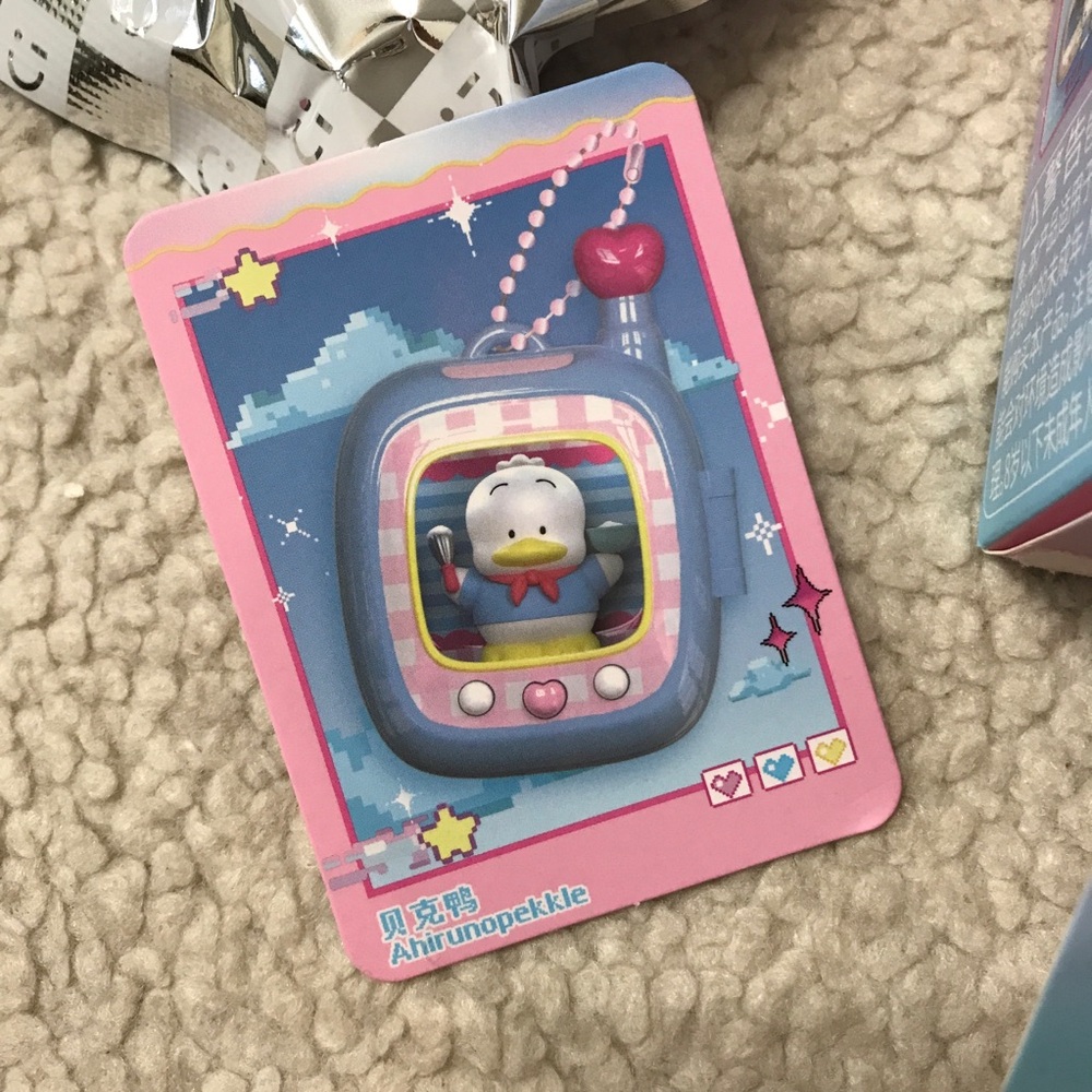 Sanrio Ahirunopekkle Pekkle Pocket Elf Pendant Blind Box Toy - Picture 3 of 12